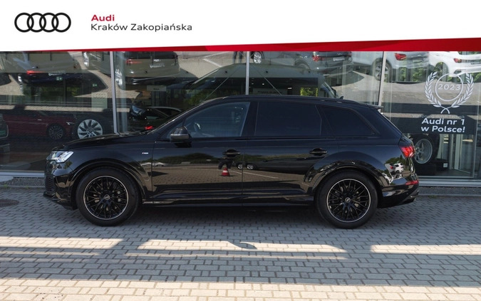 Audi Q7 cena 389800 przebieg: 39269, rok produkcji 2023 z Szczekociny małe 781
